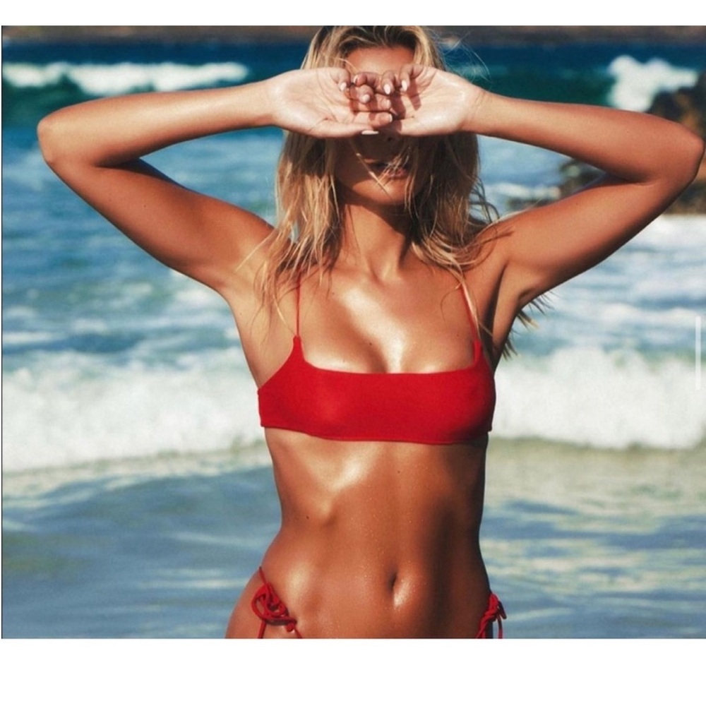 Ark Swimwear Red Square Top